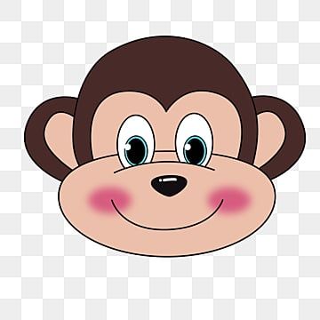 Monkey Face Drawing, Brown Clipart, Monkey Clipart, Monkey Drawing, Face Clipart, Monkey Illustration, Paper Quilling For Beginners, Cartoon Monkey, Monkey Pictures