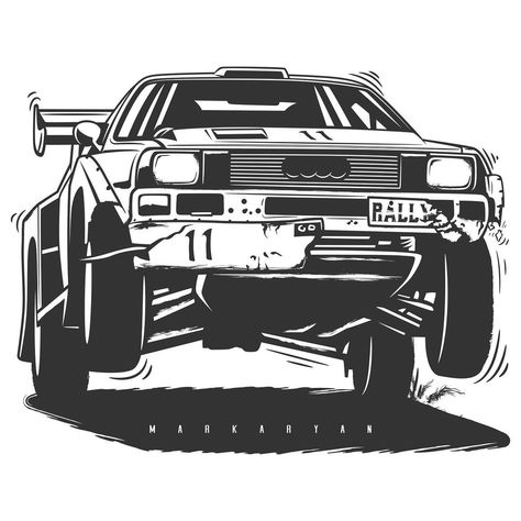 Oleg Markaryan on Instagram: “Audi Sport Quattro S1 Rally car. T-shirts, covers, stickers, posters - already available in my store on #redbubble. Link in profile. Order…” Oleg Markaryan, Audi Sport Quattro S1, Audi Sport, Skyline Gtr, Linked In Profile, Car Drawings, Rally Car, Nissan Skyline, Car Painting