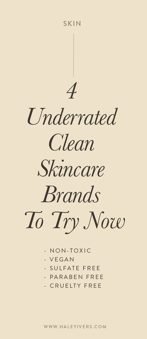 4 Underrated Clean Skincare Brands To Try Now Waterless Skincare, Morning Hair, Underarm Odor, Brightening Cleanser, Low Estrogen, Toxic Skincare, Skincare Brands, Fine Wrinkles, Sulfate Free