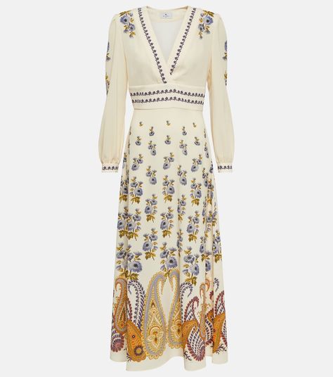 Jacquemus Dress, Etro Dress, Puff Sleeve Gown, Timeless Silhouettes, Etro Paisley, Mcqueen Dress, Valentino Dress, Designer Evening Gowns, Style Finder