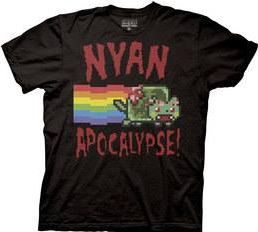 Nyan Apocalypse Nyan Apocalypse, Nya Cat, Silly Shirt, Silly Clothes, Kei Visual, Nyan Cat, Scene Outfits, Scene Fashion, Cool Sweaters