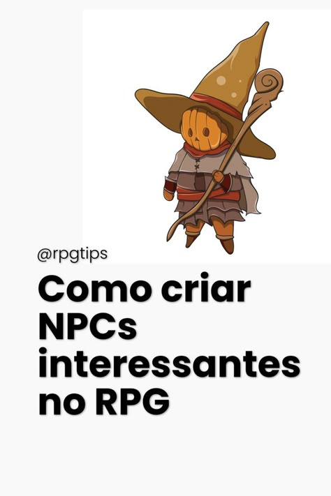 Confira algumas dicas de como criar NPCs interessantes para suas mesas e assim seguir no caminho do IED.

NPCs ou aqueles personagens que são controlados pelo mestre são de extrema importância no RPG de mesa, pois é através deles que os jogadores podem ter um contato mais humanizado com o cenário e os eventos da história. Animal Rpg, Rpg Ideas, Rpg Characters, Rpg Games, Character Creation, Roleplaying Game, Dungeons And Dragons, Pixel Art, Storytelling