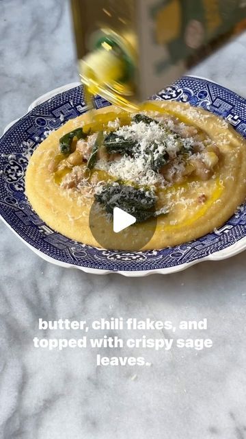 Rosie Kellett on Instagram: "CHEESY POLENTA & BEANS  I asked the people what they wanted and the people said cheesy polenta and beans. so here we are.  please believe me when I say, this is the food that will carry you through the rest of January - it’s hearty, warming, delicious and comfort on a plate.  recipe drops on The Late Plate tomorrow  link in bio to subscribe x  #polenta #cheesyfood #italianfood #italianrecipe #beans #veggierecipe #easylunch #substack #substackwriter" Deep Fried Polenta, Cheesy Polenta, Polenta Fries, Polenta Recipes, Cheesy Recipes, Chili Flakes, Clean Eats, Believe Me, Easy Lunches