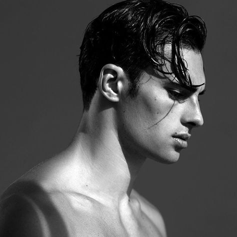 By @dimitristheocharis 📸 Male Portrait Poses, Jon Kortajarena, Francisco Lachowski, Men Photography, Face Reference, David Gandy, Model Face, Side Profile, Beauty Standards