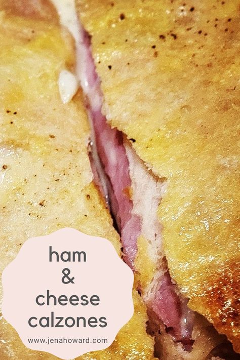 Ham And Cheese Calzones, Ham Calzones With Pizza Dough, Ham Calzone Recipe, Ham And Cheese Calzone Pizza Dough, Calzone Fillings, Ham Calzone, Turkey Calzone, Ham And Cheese Calzone, Ham Pizza Recipes