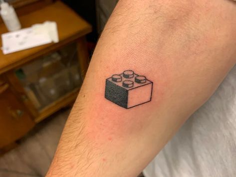 Lego Brick Tattoo, Brick Tattoo, Lego Tattoo, Cousin Tattoos, Sheep Tattoo, Traditional Tattoo Designs, Traditional Tattoo Design, Tattoo Style Drawings, Dope Tattoos