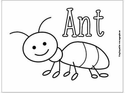 Ant Coloring Page Insects Coloring Pages For Kids, Insect Coloring Pages Preschool, Ants Coloring Pages, Ant Coloring Page, Bugs Coloring Pages, Ant Crafts, Ant Art, Insect Coloring Pages, Insects Preschool