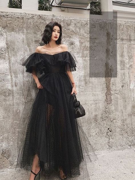 Black Tulle Long Prom Dresses, Formal Dress Black Graduation Dresses,PD221623 on Storenvy Black Dress For Graduation, Black Graduation Dresses, Graduation Ball Dress, Black Tulle Prom Dress, Black Graduation Dress, Black Tulle Dress, Formal Dress Black, Tulle Long Prom Dress, Black Graduation