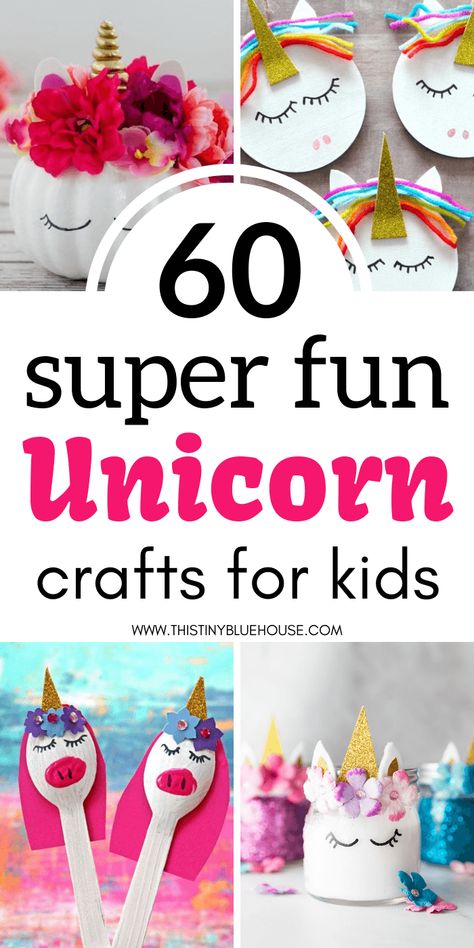 Unicorn Crafts Diy, Fun Crafts For Girls, Unicorn Crafts For Kids, Unicorn Craft, Arts And Crafts For Adults, Unicorn Themed Birthday Party, Arts And Crafts For Teens, Diy Unicorn, Crafts For Teens To Make