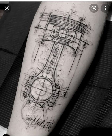 Welding Tattoo, Piston Tattoo, Engine Tattoo, Science Tattoo, Mechanic Tattoo, Wolf Tattoo Sleeve, Biomechanical Tattoo, Tattoo Inspiration Men, Nautical Tattoo