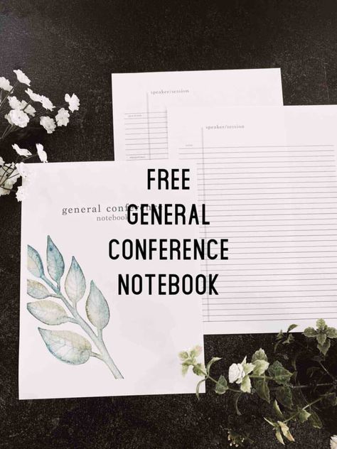 Free General Conference Notebook - PRACTICAL & PRETTY General Conference Journal Printable, Lds Conference Packets Free Printable, General Conference Notes Free Printable, General Conference Packets 2024 Free, General Conference Journal, General Conference Notebook, General Conference Printable, General Conference Notes, General Conference Packets