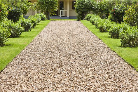 All about Resin Bound & Resin Bonded Gravel » Residence Style Resin Gravel Patio, Resin Pathway Ideas, Resin Bonded Gravel, Resin Gravel, Front Garden Ideas Driveway, Permeable Driveway, Cobblestone Pavers, Resin Bound Driveways, Cobblestone Driveway