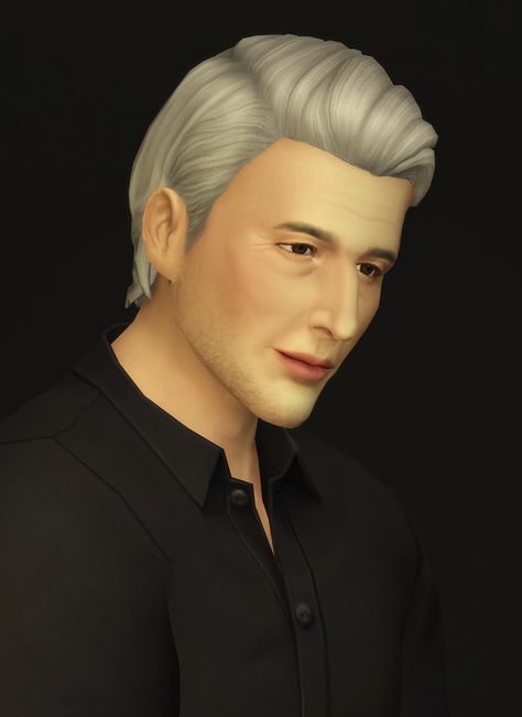 GP03 Slick back Wavy Edit | Rusty's on Patreon Sims 4 Slicked Back Hair, Sims 4 Cc Slicked Back Hair, Sims 4 Slick Back Hair, Sims 4 Cc Slick Back Hair, Sims 4 Slicked Back Hair Cc, Hair Gell, Sims 4 Hair Male, Short Hair Back, Pompadour Hairstyle