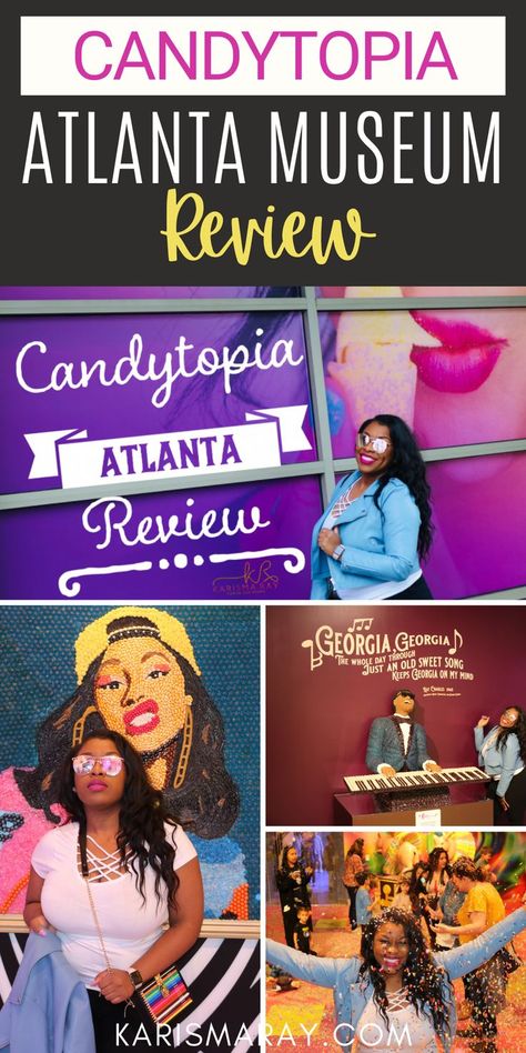 Picture collage from the Candytopia Museum in Atlanta for kids and families. Atlanta Activities, Atlanta Itinerary, Weekend In Atlanta, Atlanta Museums, Spring Break Kids, Teen Fun, Interactive Museum, Georgia On My Mind, Birthday Planning