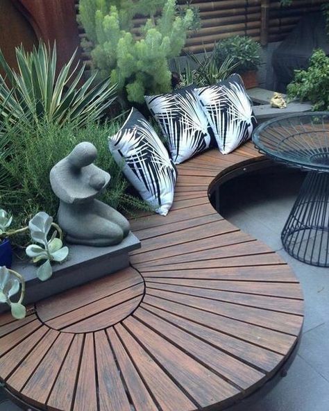 BeautexWoods on Instagram: "Details that meet more than just the eyes. Bringing out the best of us to make you feel the best of you. Its the ambiance that this decking gives, and the vibes to chill. ____________ Do you want to know more about Outdoor Decking product options? Call us to get Free Estimate: +91- 9322-008-008 (India) __________ #deck #decking #outdoordecking #deckideas #decksofinstagram #deckinspiration #outdoorliving #outdoorlivingspace #outdoorlivingspaces #backyard #porchde Garden Work Bench, Terrasse Design, Backyard Seating Area, Seating Ideas, Backyard Seating, Cozy Backyard, Garden Makeover, Modern Bench, Garden Seating