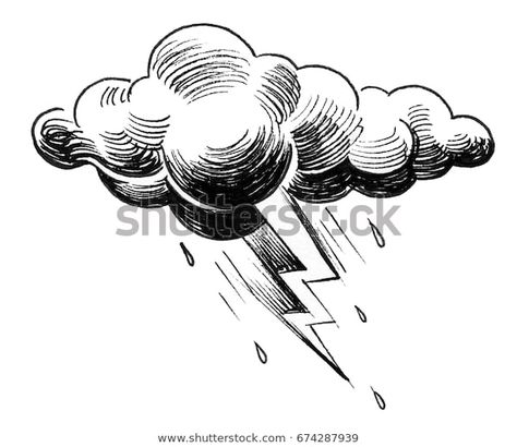 Find Thunder Storm Spot Drawing stock images in HD and millions of other royalty-free stock photos, illustrations and vectors in the Shutterstock collection. Thousands of new, high-quality pictures added every day. Storm Drawing, Storm Tattoo, Lightning Bolt Tattoo, Lightning Tattoo, Bolt Tattoo, Thunder Storm, Cloud Tattoo, Cloud Drawing, Desenho Tattoo