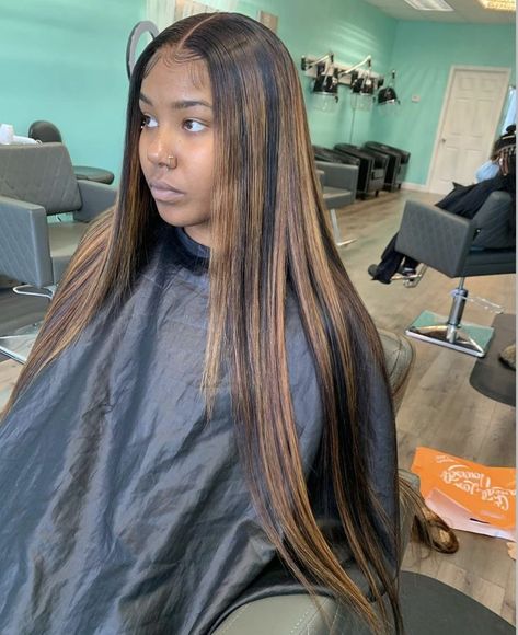 Weave With Highlights Sew In, Lace Front Wigs Brown, Gemini Wallpaper, Birthday 20, Wigs Brown, Wigs Blonde, 360 Frontal, Sew In Hairstyles, Blonde Wigs