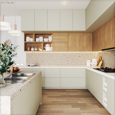 melamine kitchen White Melamine Kitchen, Kitchen Cabinets Melamine, Melamine Cabinets Kitchen, White Melamine Kitchen Cabinets, Cream And Wood Kitchen Cabinets, Cream And Wood Kitchen, Melamine Kitchen Cabinets, Melamine Kitchen, Kitchen Unit Designs