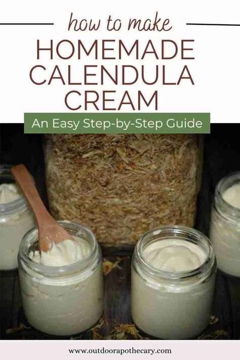 Diy Calendula Cream, Diy Calendula Salve, Calendula Oil Uses, Calendula Soap Recipe, Calendula Oil Recipes, Calendula Face Cream Diy, How To Make Calendula Salve, Calendula Cream Recipe, Calendula Body Butter