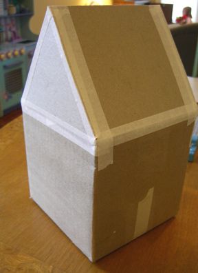 cardboard houses Build Peppa Pig House, Peppa Pig Cardboard House, Diy Peppa Pig House, Peppa Pig House Diy, George Pig Party, Peppa Pig House, Peppa Pig Birthday Party Decorations, Cardboard Gingerbread House, Cardboard City