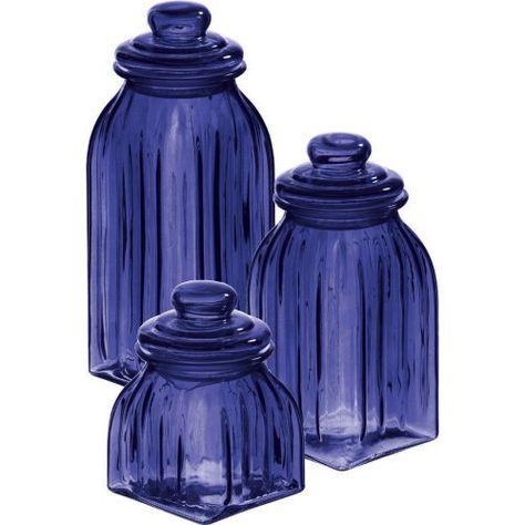 Kelsey Rose, Glass Kitchen Canisters, Purple Kitchen, Kitchen Canister Set, Purple Reign, Purple Love, All Things Purple, Canister Sets, Purple Glass