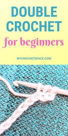 Beginner Crochet Stitches Learning, Single Double Triple Crochet Pattern, Double Stitch Crochet Tutorial, How To Make A Double Crochet Stitch, Crochet Practice For Beginners, Crochet Dc Stitch, Basic Crochet Stitches For Beginners Tutorial, Blanket Crochet Tutorial, Crochet Slip Stitch Tutorials