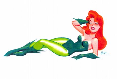 Poison Ivy Comic, Dc Poison Ivy, Poison Ivy Dc Comics, Gotham Girls, Bruce Timm, Batman The Animated Series, Batman Art, Joker And Harley Quinn, Dc Comics Art