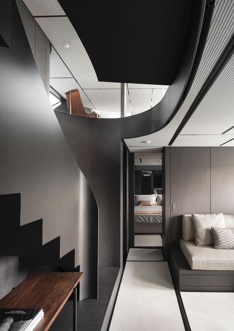 Lissoni & Partners | Piero Lissoni | Boat | Sanlorenzo | SX112 motor yacht Yacht Inspired Interior Design, Modern Yacht Interior Design, Yacht Design Interior, Houseboat Renovation, Boat Renovation, Yacht Ideas, Luxury Yacht Interior, Boat Interior Design, Boat Interiors