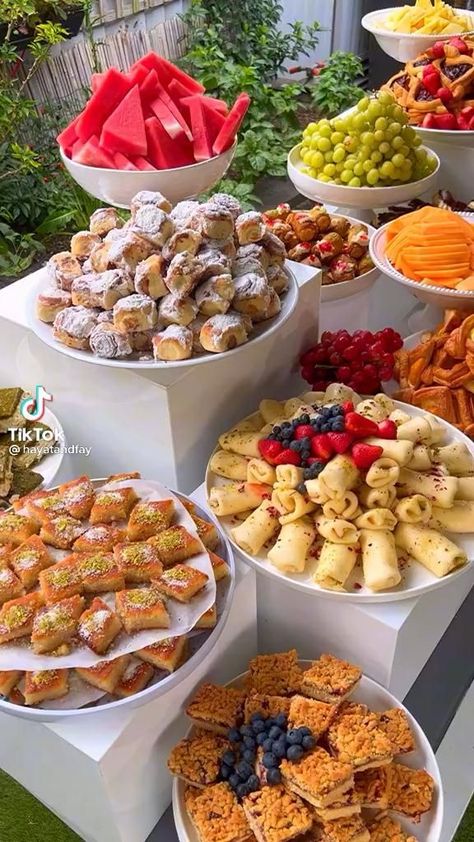 Amazing Party Inspiration [Video] in 2022 | Food displays, Buffet food, Catering food Birthday Snacks Table, Party Snacks Videos, Food Buffet Ideas Party, Food Setup For Party Display, Party Food Platters Buffet, Easy Buffet Food Ideas, Food Buffet Table Ideas Decor, Party Food Setup Display, Food Displays For Parties Buffet Tables