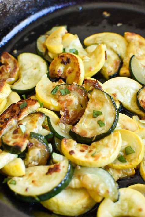 Rice With Zucchini And Squash, Stovetop Zucchini, Zuchini And Squash Recipes, Recipes With Cream Of Chicken, Baked Squash And Zucchini Recipes, Zucchini And Yellow Squash Recipes, Yellow Squash Recipe, Sauteed Summer Squash, Sauteed Yellow Squash