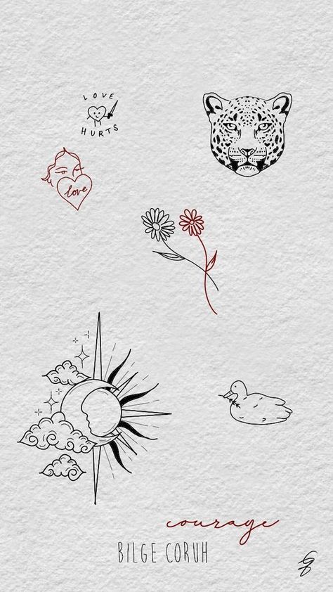 Simple Tattoo Ideas, Earthy Tattoos, Tiny Wrist Tattoos, Petit Tattoo, Sharpie Tattoos, Handpoke Tattoo, Tattoo Ideas For Men, Small Girl Tattoos, Cute Tiny Tattoos