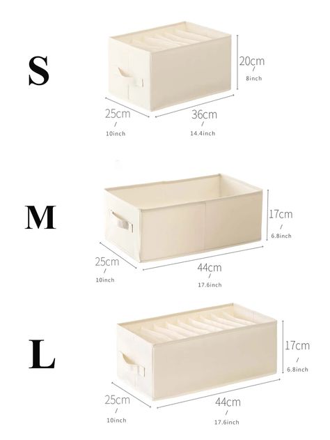 1pc Beige Pants Storage Box, Minimalist Fabric Clothes Storage Box For Home | SHEIN USA Pants Storage, Closet Organization Bins, Minimalist Fabric, Pant Storage, Wardrobe Storage Boxes, Bookshelves In Bedroom, Fabric Clothes, Cloth Storage, Clothes Storage Boxes