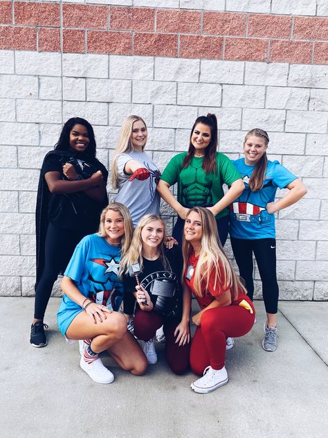 Superhero Fnl Theme, Super Hero Dress Up Day At School, Superhero Vs Villain Spirit Week, Super Hero Football Game Theme, Superhero Football Theme Outfit, Superhero Spirit Week Ideas, Hero Vs Villain Spirit Day, Super Hero Outfits Spirit Week, Superhero Spirit Day Outfit