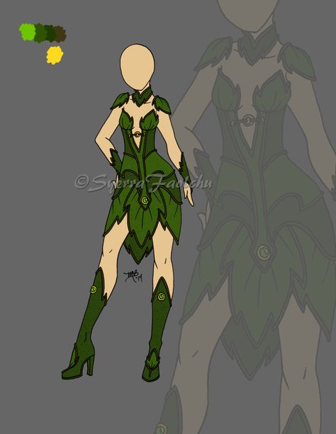 Costume Design - Female 01 [GIFT] by SyerraFaolchu Superhero Outfits Design, Superhero Costumes Female, Female Costume, Superhero Suits, Super Hero Outfits, Fairy Clothes, Concept Clothing, Dress Design Sketches, Hero Costumes