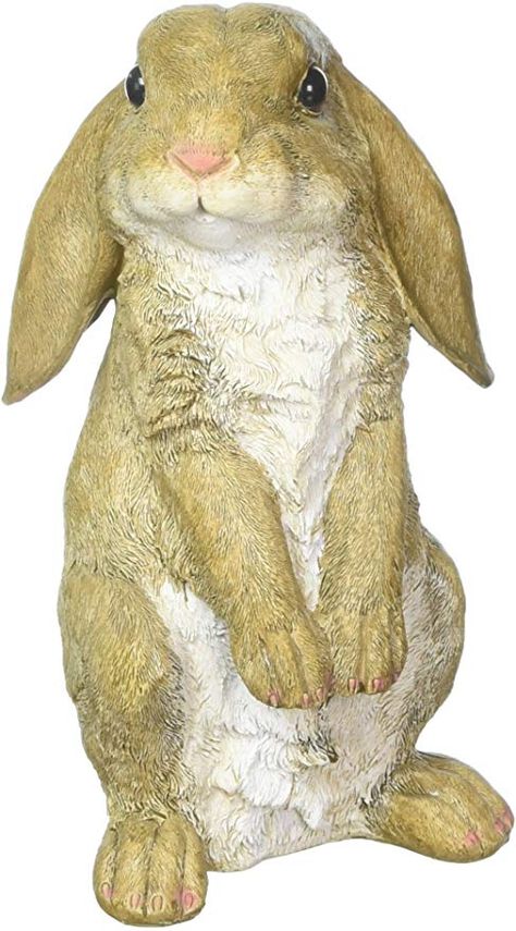 Standing Bunny, Garden Animal Statues, Rabbit Statue, Bunny Statue, Rabbit Garden, Rabbit Sculpture, Outdoor Garden Statues, Small Rabbit, Gifts For Grandma