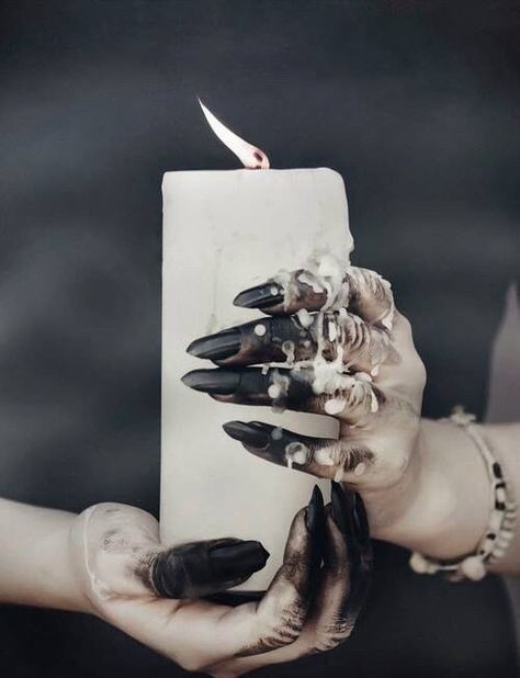 Source not found. Please let me know if you know whose work this is. Morgana League Of Legends, Yennefer Of Vengerberg, Dark Witch, Candle Magick, Hands Holding, Season Of The Witch, Witch Aesthetic, Witchy Vibes, Candle Magic