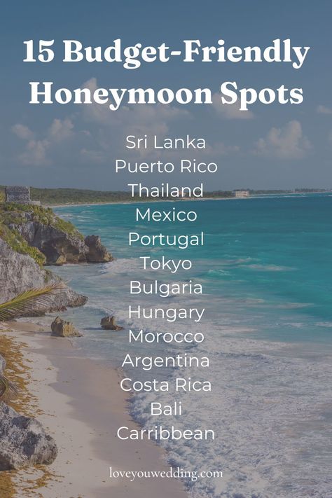 15+ Top Affordable Honeymoon Destinations in the World #MyrtleBeachRomance #CouplesActivities #DiscoverTheCarolinas #RomanticGetaway #LoveInTheCarolinas #couplesgetaway #romanticweekendgetaways #romantictrips #romanticvacations . Find out more here 👉 https://whispers-in-the-wind.com/the-most-romantic-places-in-the-world-for-couples/?trip Affordable Honeymoon Destinations, Cheap Honeymoon Destinations, Cheap Honeymoon, Best Budget Honeymoon Destinations, Affordable Honeymoon, Honeymoon On A Budget, Beach Honeymoon Destinations, Honeymoon Destination Ideas, Best Honeymoon Destinations