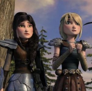 Astrid and Heather Astrid And Heather, Peter Pan Movie, Dragons Riders Of Berk, Astrid Hiccup, Httyd 2, Httyd Art, Hiccup And Astrid, Httyd Dragons, Cute Asian Babies