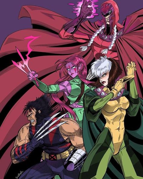 Xmen Age Of Apocalypse, Rogue Magneto, Blink Xmen, Apocalypse Xmen, Age Of Apocalypse, Marvel Rogue, X-men Apocalypse, Rogue Gambit, Xmen Comics