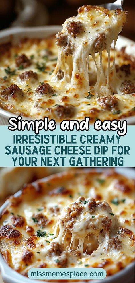 Sausage Dip In Bread Bowl, Creamy Sausage And Cheddar Cheese Dip, Sausage And Beer Cheese Dip, Italian Cheese Dip Appetizer Recipes, Jimmy Dean Sausage Appetizer Recipes, Recipes With Sausage And Cream Cheese, Dips With Italian Sausage, Nye Appetizers Dips, Game Day Appetizers Dips