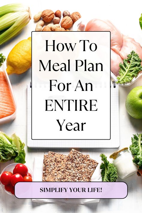 Transform your kitchen routine with our yearly meal planning guide! Learn how to plan meals for the entire year and enjoy the benefits of a well-organized, stress-free kitchen. How To Plan Meals, Meal Planning Calendar, Meal Schedule, Planning Calendar, Dump Meals, Cooking On A Budget, Recipe Organization, Weekly Menu, Reduce Food Waste