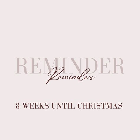 ✨ The countdown to Christmas is on—just 8 weeks to go! 🎄 Don’t miss out on your chance to shine this holiday season. Book your appointments now to ensure you’re looking your best! Call your salon or book online today and let’s get you ready for all those festive celebrations! 💖✨ Christmas Bookings Appointments, Book Your Holiday Appointments, Christmas Appointments Available Salon, Christmas Appointments, Barber Ideas, Weeks Until Christmas, Countdown To Christmas, Christmas Countdown, To Shine