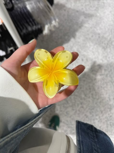 Hibiscus Flower Claw Clip, Cover For Instagram Highlights Me, Cover For Instagram Highlights, For Instagram Highlights, Flower Claw Clip, Yellow Claw, Dr Belongings, Emi Jay, Chinese Hair Accessories