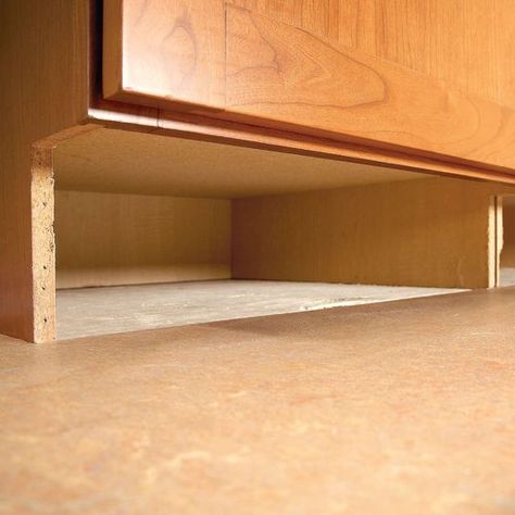 How to Build Under-Cabinet Drawers & Increase Kitchen Storage | Family Handyman How To Build Cabinet Drawers, Toe Kick Drawers Under Cabinet, Base Cabinet Storage, Under Cabinet Drawers, Toe Kick Drawer, Under Cabinet Storage, Cabinet Fronts, Cupboard Drawers, Family Handyman