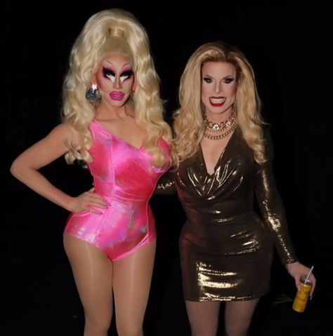 Trixie Mattel Costume, Katya And Trixie, Trixie Katya, Katya Zamolodchikova, Trixie Mattel, Trixie And Katya, Drag Queens, Drag Race, Halloween Costume