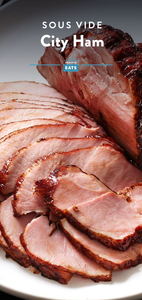 Anova Recipes, Sugar Glaze Recipe, Cooking Ham, Sous Vide Pork, Christmas Food Treats, Christmas Recipes Appetizers, Sous Vide Recipes, Brown Sugar Glaze, Christmas Foods