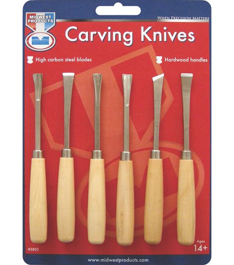 Carving On Wood, Wood Carving Set, Carving Knife Set, Woodworking Kits, Simple Woodworking Plans, Chip Carving, Woodworking Supplies, Cool Woodworking Projects, Wood Carving Tools