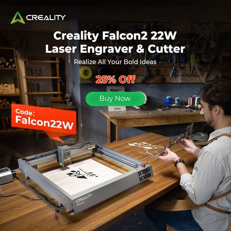 Creality Falcon Adjustable Lighting, Coding