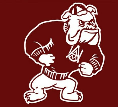 Fighting Bulldogs of A& M Alabama Mascot, Alabama A, Us Universities, College Logo, Sports Logos, College Team, Image Editor, Sports Art, College Sports