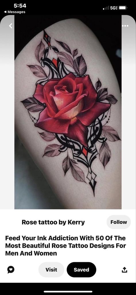 Coloured Rose Tattoo, A Rose Tattoo, Rose Tattoo With Name, Rose Drawing Tattoo, Rose Tattoos For Men, Rose Tattoos For Women, Bird Tattoos, Red Rose Tattoo, Fire Tattoo